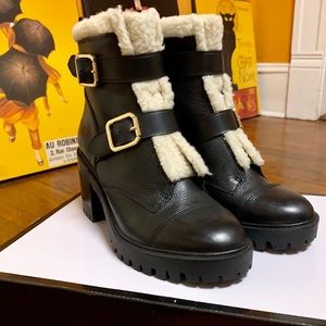 Nine West leather boots. Size 9.5 US. Brand New